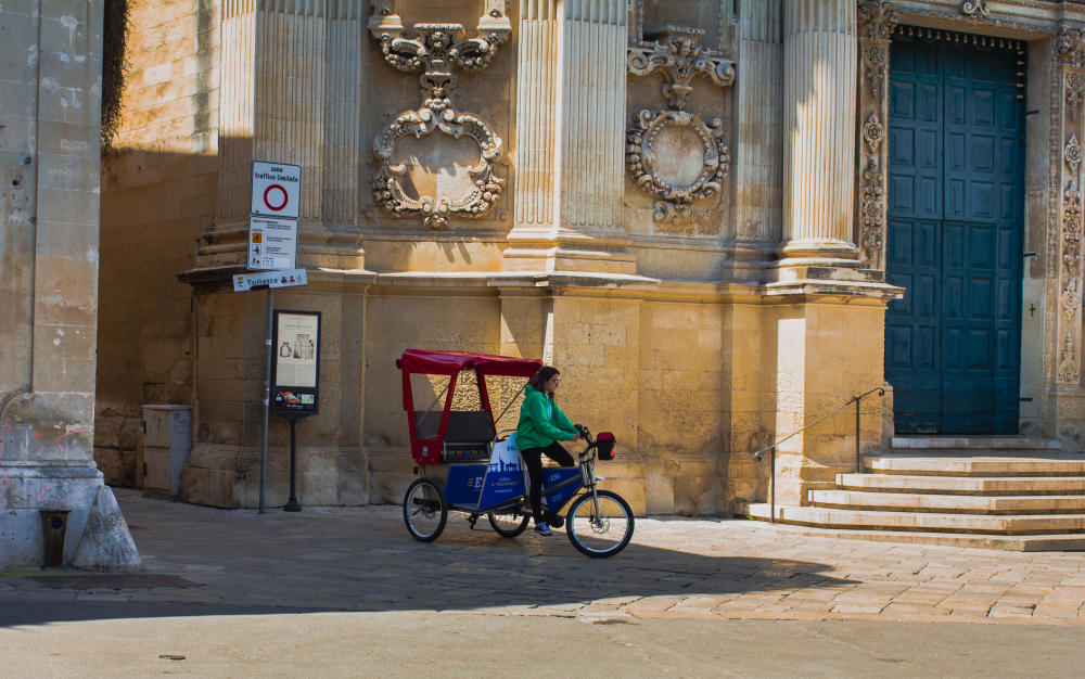 Lecce Tour: Discover Lecce on a Fun & Unique Rickshaw